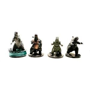 GODZILLA NECA Wizkids LOT pre Painted MINI FIGURES 2.5 inches tall